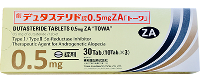 デュタステリド錠0.5mgZA「トーワ」の箱画像